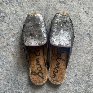 Sam Edelman Sequin Espadrille Mules